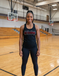 Custom Sports Tank Top | Team Name & Number Glitter or Rhinestone Design